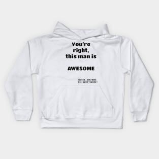 Humour marriage awesome man Kids Hoodie